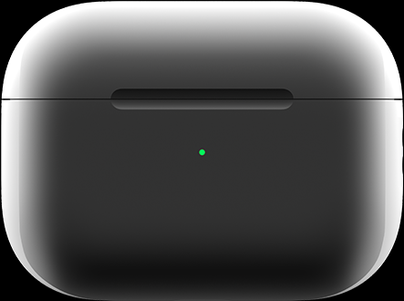 Un paio di AirPods Pro che spuntano da una custodia di ricarica MagSafe aperta.