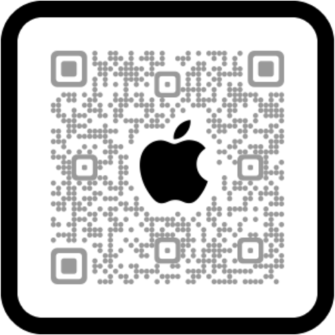 Escanea el código QR para comprar en la app Apple Store