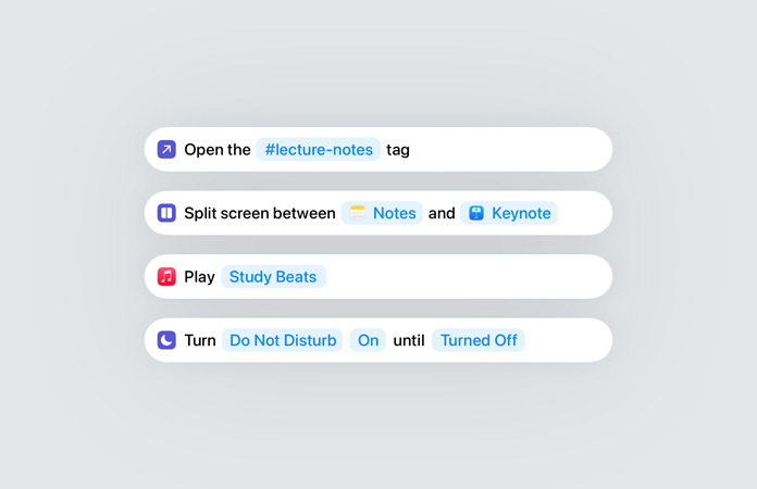 Apple Intelligenceによるインテリジェントアクションをショートカットアプリで実行している